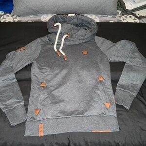 Naketano Grey Sweatshirt Size M